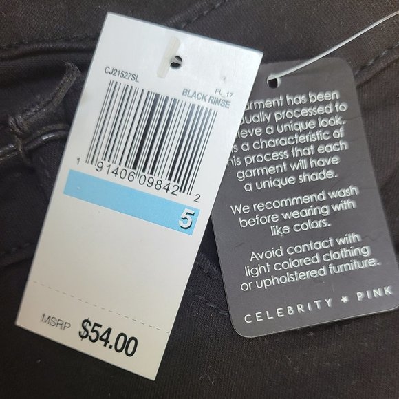 Juniors - Celebrity Pink Mid-Rise Super Slimmer Ankle Jeans - Picture 5 of 10